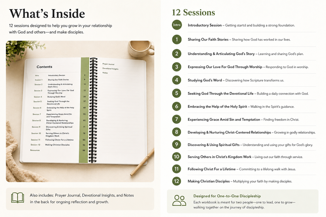 Our Mission: Designed for One-to-One Discipleship